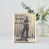 Carte Postale Patineurs allant patiner… (Debout devant)