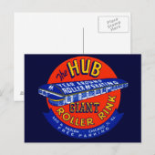 Carte Postale patinoire vintage Chicago (Devant / Derrière)