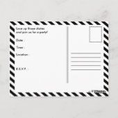 Carte Postale patinons ! bulle de discours de dessins animés (Dos)