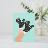 Carte Postale Patins à roulettes modernes Universe Derby (Debout devant)