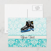 Carte Postale Patins de hockey ; Damas (Devant / Derrière)