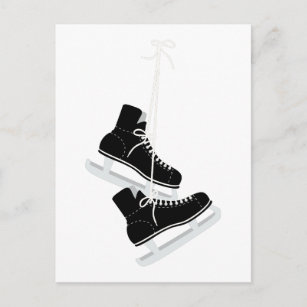 Carte Postale Patins de hockey sur glace