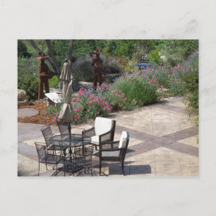 Carte Postale Patio de salle de dégustation de Croad, Paso