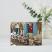 Carte Postale Patio du restaurant turkish cool (Debout devant)