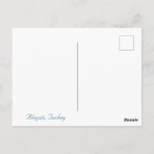 Carte Postale Patio du restaurant turkish cool (Dos)