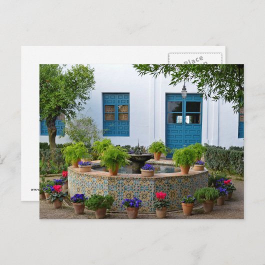 Carte Postale Patios andalous (Devant / Derrière)
