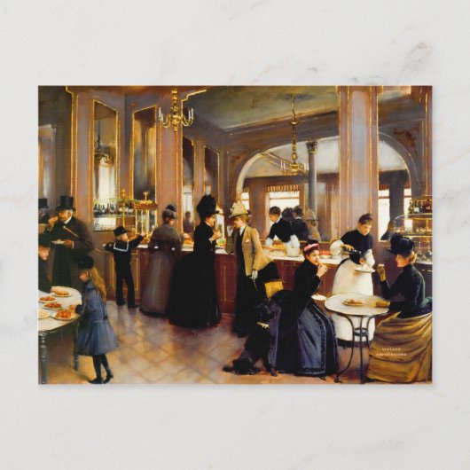 Carte Postale Pâtisserie Art Vintage 1889 (Devant)
