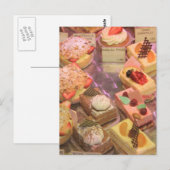 Carte Postale pâtisserie française (Devant / Derrière)