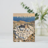 Carte Postale Patmos Chora Grèce (Debout devant)