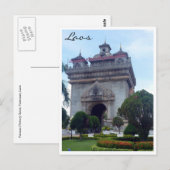 Carte Postale Patouxai Vientiane Laos (Devant / Derrière)