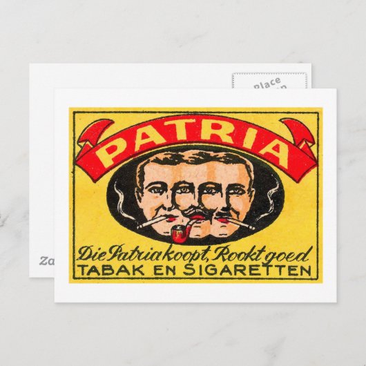 Carte Postale Patria Tabak (Devant / Derrière)