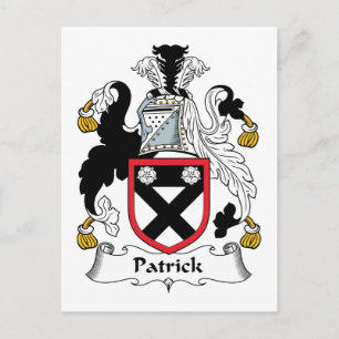 Carte Postale Patrick Family Crest