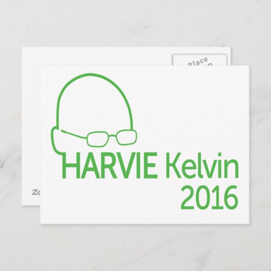 Carte Postale Patrick Harvie Kelvin 2016 (Devant / Derrière)