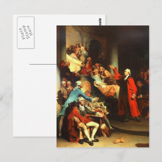 Carte Postale Patrick Henry (Devant / Derrière)