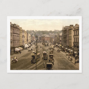 Carte Postale Patrick's Street, Cork City, Irlande, 19ème siècle
