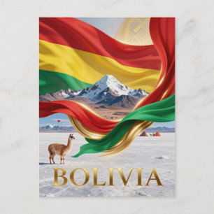 Carte Postale Patrimoine national des Andes boliviennes