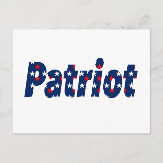 Carte Postale Patriote (Devant)