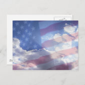 Carte Postale Patriote américain (Devant / Derrière)