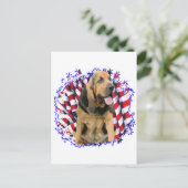 Carte Postale Patriote de Bloodhound (Debout devant)