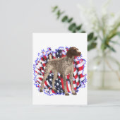 Carte Postale Patriote de pointeur à pois courts allemand (Debout devant)