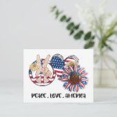 Carte postale Patriotic USA (Debout devant)