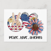 Carte postale Patriotic USA (Devant)