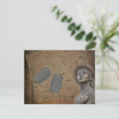 Carte postale patriotique (Debout devant)