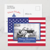 Carte postale Patriotique American Flag (Devant / Derrière)