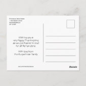 Carte Postale Patriotique | Merci. | REMERCIEMENTS AMÉRICAINS (Dos)