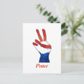 Carte postale Patriotique Rouge Bleu Bleu Patrioti (Debout devant)