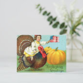 Carte postale Patriotique Thanksgiving (Debout devant)