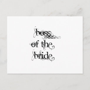 Carte Postale Patron de la mariée