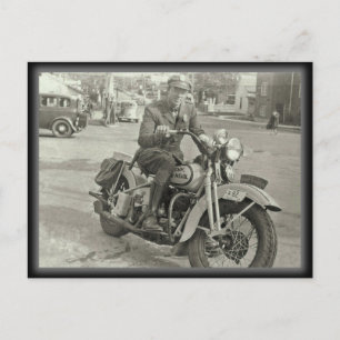 Carte Postale Patrouille routière du Tennessee 1938