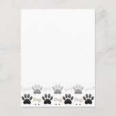 Carte Postale Patrouilles Et Os De Chien Avec Dégradé (Devant)