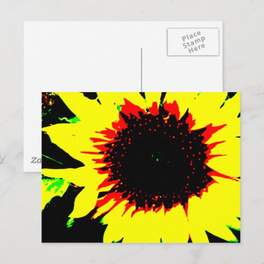 Carte postale Patsy et Mandy Sunflower (Devant / Derrière)