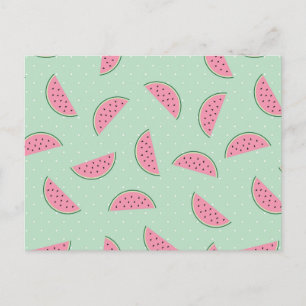Carte Postale Patteries Tropical Fruit Paint Splatter