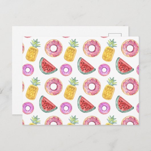 Carte Postale Pattern (Devant / Derrière)