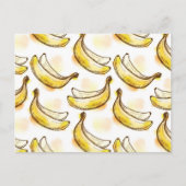 Carte Postale Pattern with banana (Devant)