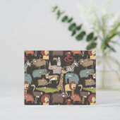 Carte Postale Patterns d'African Animals (Debout devant)