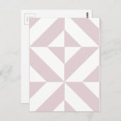 Carte Postale Patters de Lilac Purple (Devant / Derrière)