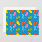 Carte Postale Patters de Popsicles (Devant / Derrière)