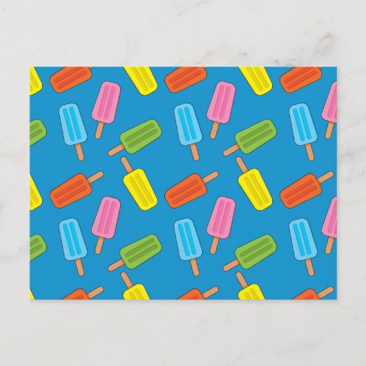 Carte Postale Patters de Popsicles (Devant)
