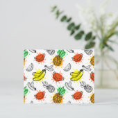 Carte Postale Patters de Vector Graphic Seamless (Debout devant)