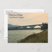 Carte Postale Patterson Bridge, Gold Beach, Oregon (Devant / Derrière)
