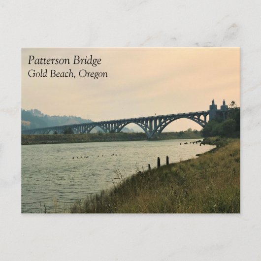 Carte Postale Patterson Bridge, Gold Beach, Oregon (Devant)