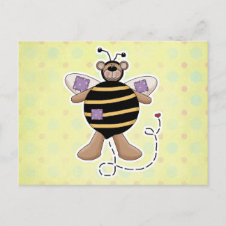 Carte Postale Pattes pourpres Ours Bumble