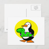 Carte Postale Patty Penguin (Devant / Derrière)