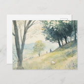 Carte Postale Pâturage tranquille (Devant / Derrière)