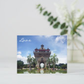 Carte Postale patuxai laos (Debout devant)
