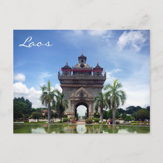 Carte Postale patuxai laos (Devant)